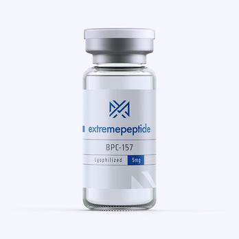 BPC-157 in a labeled transparent vial